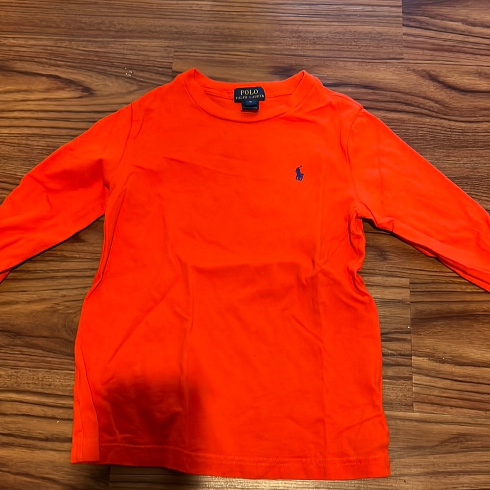Polo cotton long sleeved tee shirt